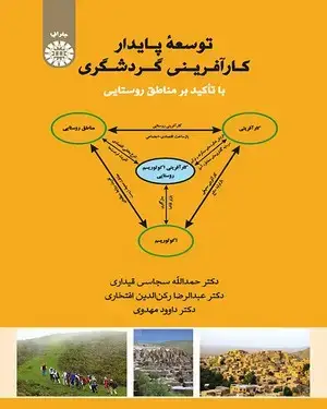 جلد کتاب توسعه پایدار کار آفرینی گردشگری با تاکید بر مناطق روستایی