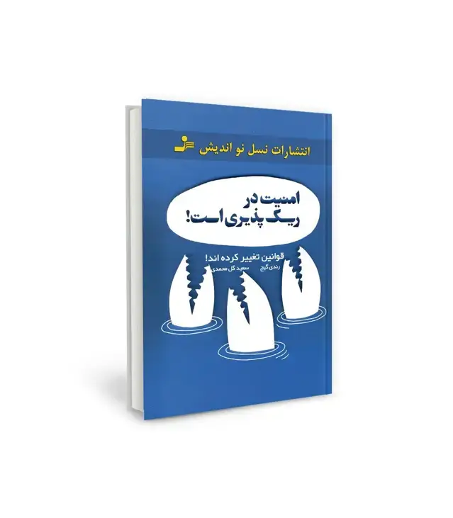 جلد کتاب امنیت در ریسک پذیری است! (قوانین تغییر کرده اند!)