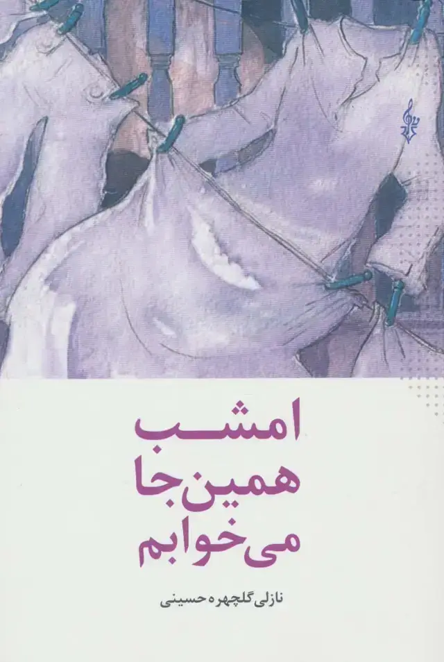جلد کتاب امشب همین جا می خوابم