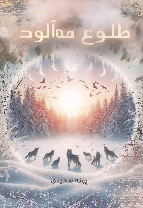 جلد کتاب طلوع مه آلود