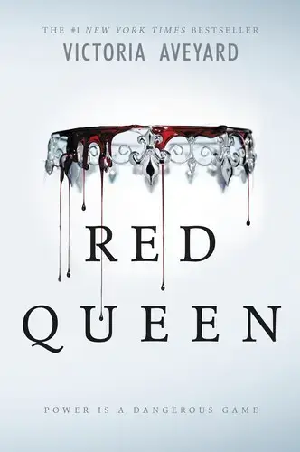 جلد کتاب ملکه سرخ (Red Queen)