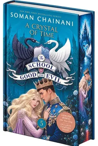 جلد کتاب خوب های بد، بدهای خوب جلد 5: کریستال زمان (School for Good and Evil: A Crystal of Time)