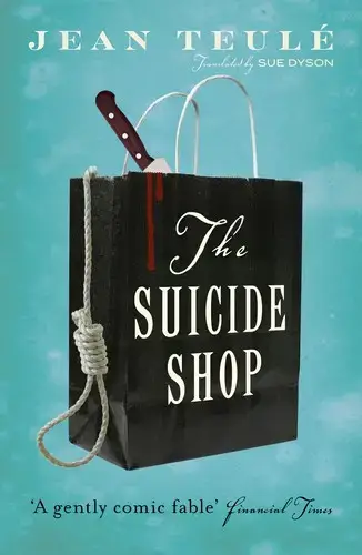 جلد کتاب مغازه خودکشی (the suicide shop)
