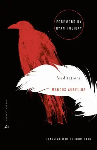 جلد کتاب تاملات (meditations)
