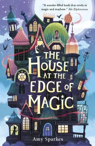 جلد کتاب خانه ای بر لبه جادو (the house at the edge of magic)