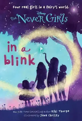 جلد کتاب در سرزمین پری ها جلد 1 (the never girls in a blink)