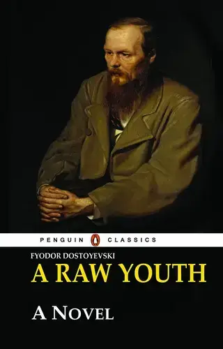 جلد کتاب جوان خام (A RAW YOUTH)