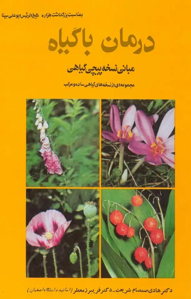 جلد کتاب درمان با گیاه مبانی نسخه پیچی گیاهی
