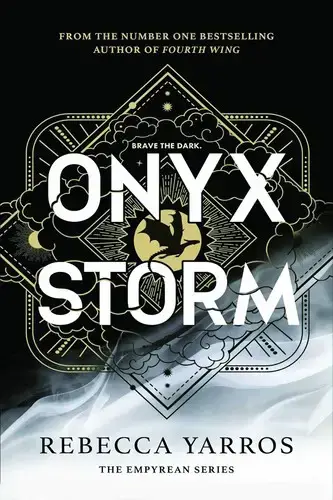 جلد کتاب طوفان عقیق (Onyx Storm)