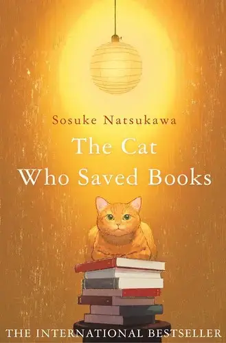 جلد کتاب گربه ای که کتاب‌ها را نجات داد (The cat who saved books)