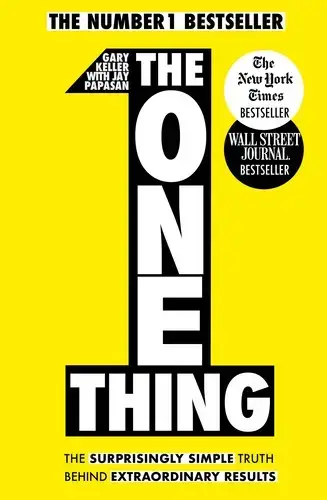 جلد کتاب فقط یک چیز (The one thing)