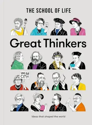 جلد کتاب متفکران بزرگ (Great thinkers)