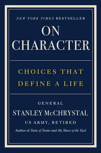 جلد کتاب انتخاب های شخصیتی که زندگی را تعریف می کنند (On character choices that define a life)