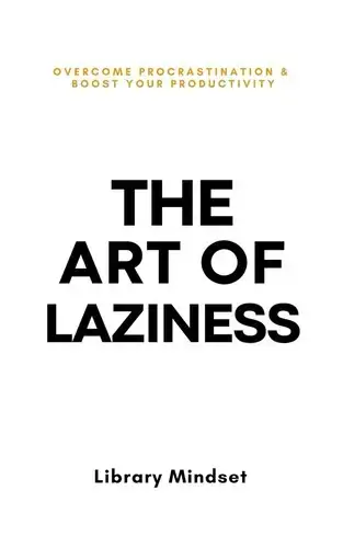 جلد کتاب هنر تنبلی (The art of laziness)