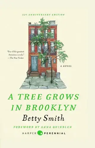 جلد کتاب درختی در بروکلین می‌روید (A Tree Grows in Brooklyn)