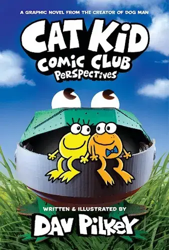 جلد کتاب بچه گربه 2: باشگاه داستان نویسی دورنما (Cat Kid 2: Comic Club Perspectives)