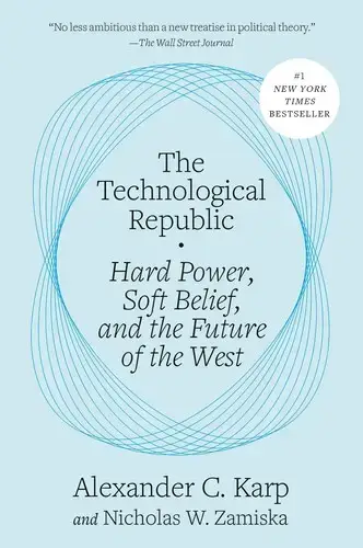 جلد کتاب جمهوری تکنولوژیک (The Technological Republic)
