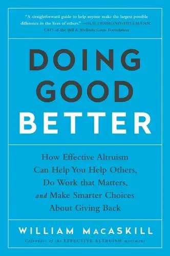 جلد کتاب کار خوب را بهتر انجام بده (Doing Good Better)