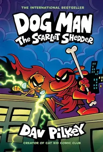 جلد کتاب داگ من 12 (Dog Man 12: The Scarlet Shedder)