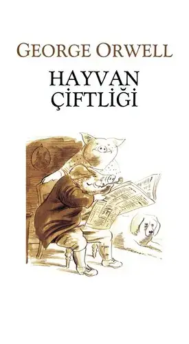 جلد کتاب مزرعه حیوانات (Hayvan Çiftliği)