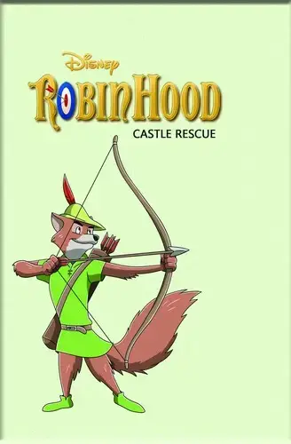 جلد کتاب والت دیزنی 27: رابین هود نجات قلعه (Walt Disney 27: Rabinhood Castel Rescue)