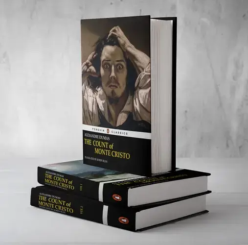 جلد کتاب کنت مونت کریستو (The Count of Monte Cristo)