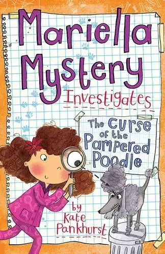 جلد کتاب کارآگاه ماریلا جلد 4: آشوب درموزه (Mariella Mystery 4: The Curse of the Pampered Poodle)