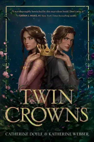 جلد کتاب تاج دو قلوها (1 twin crowns)