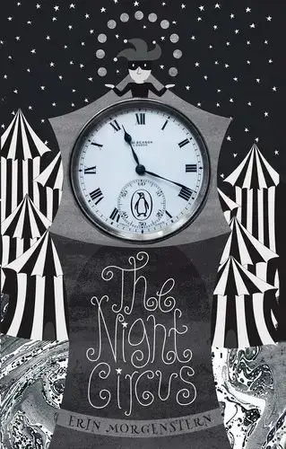 جلد کتاب سیرک شبانه (The Night Circus)