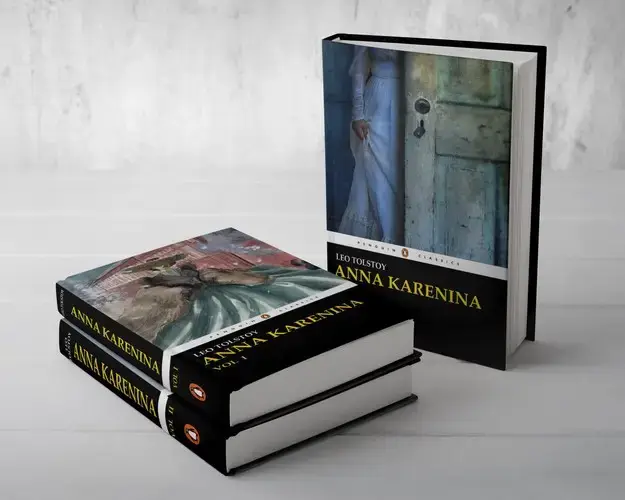 جلد کتاب آنا کارنینا جلد 1 (Anna Karenina)