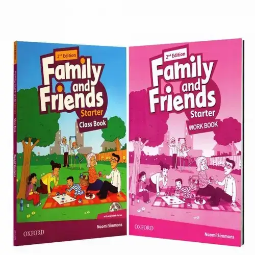 جلد کتاب فمیلی فرندز استارتر (American Family And Friends Starter & Workbook)