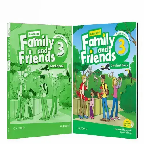جلد کتاب فمیلی فرندز 3 (American Family And Friends 3 & Workbook)