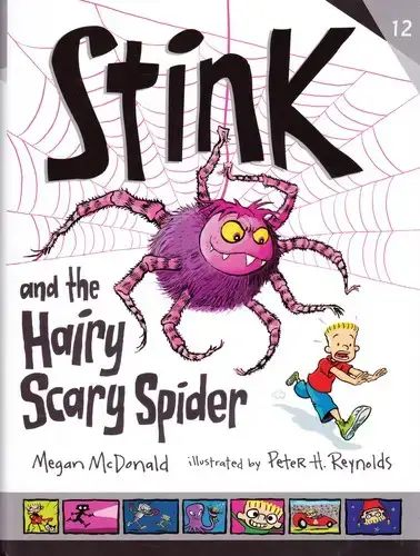 جلد کتاب استینک جلد12 (Stink and the Hairy Scary Spider)