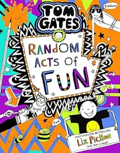 جلد کتاب تام گیتس19 کارهای خنده دار تصادفی (Random Acts of Fun)
