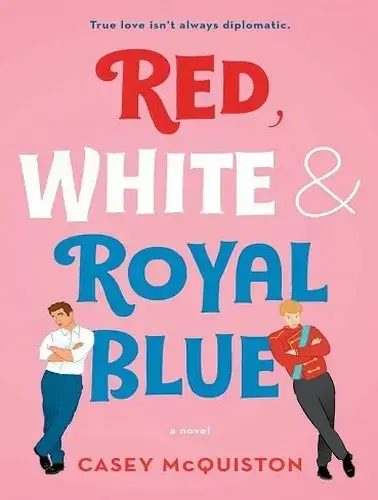 جلد کتاب قرمز سفید آبی سلطنتی (Red, White & Royal Blue)