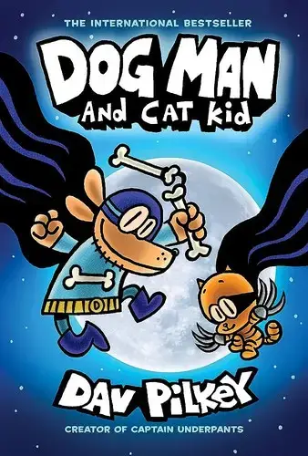 جلد کتاب داگ من 4 (Dog Man 4: Dog Man and Cat Kid)