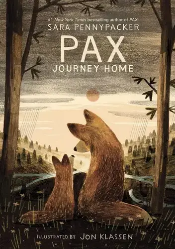 جلد کتاب روباهی به نام پکس بازگشت به خانه (pax JOURNEY HOM)