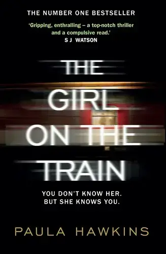 جلد کتاب دختری درقطار (THE Girl On The Train)