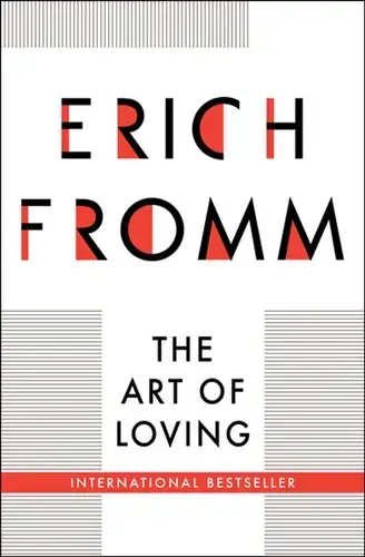 جلد کتاب هنر عشق ورزیدن (THE ART OF LOVING)