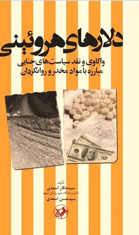 جلد کتاب دلارهای هروئینی: واکاوی و نقد سیاست‌های جنایی مبارزه با مواد مخدر و روانگردان