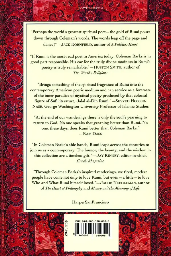 جلد کتاب The essential Rumi