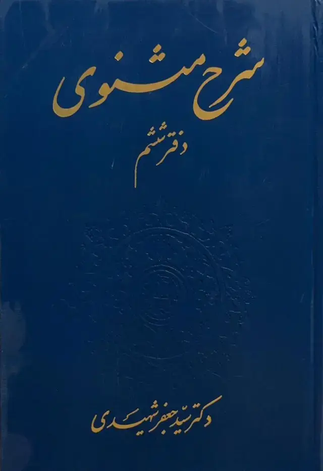 جلد کتاب شرح مثنوی (دفتر ششم)