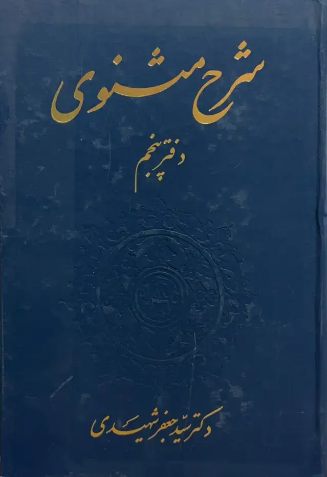 جلد کتاب شرح مثنوی (دفتر پنجم)