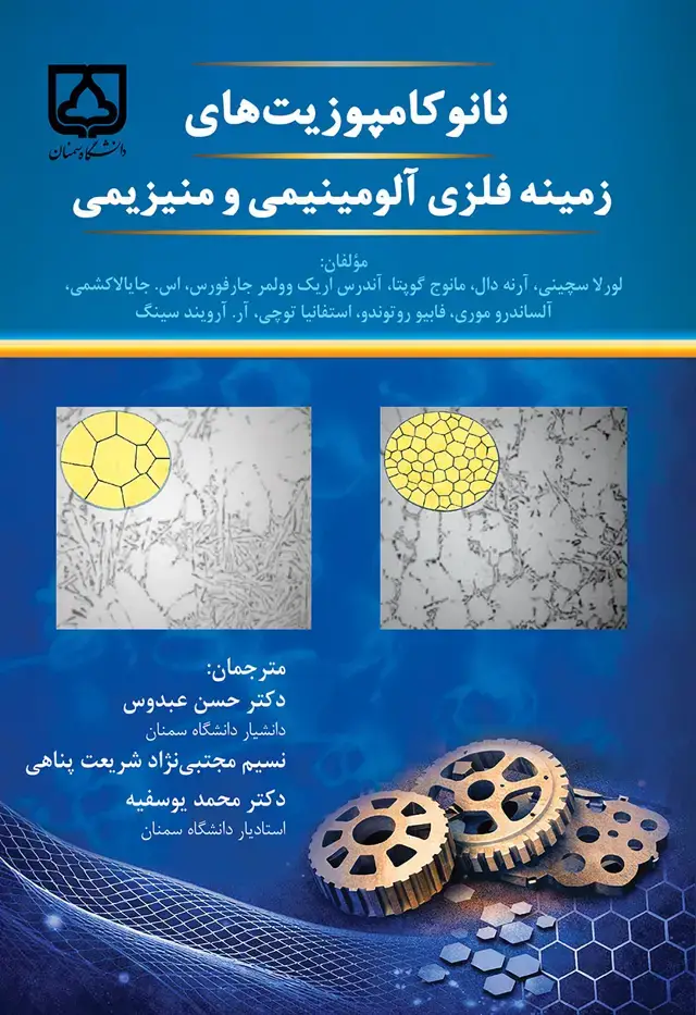جلد کتاب نانوکامپوزیتهای زمینه فلزی آلومینیمی و منیزیمی