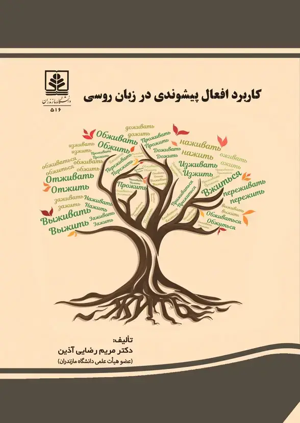 جلد کتاب کاربرد افعال پیشوندی در زبان روسی