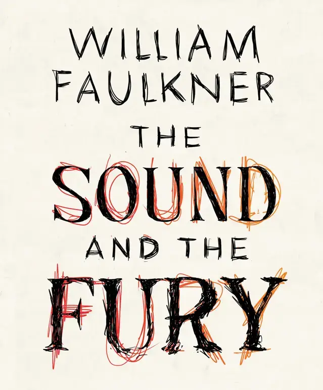 جلد کتاب The sound and the fury