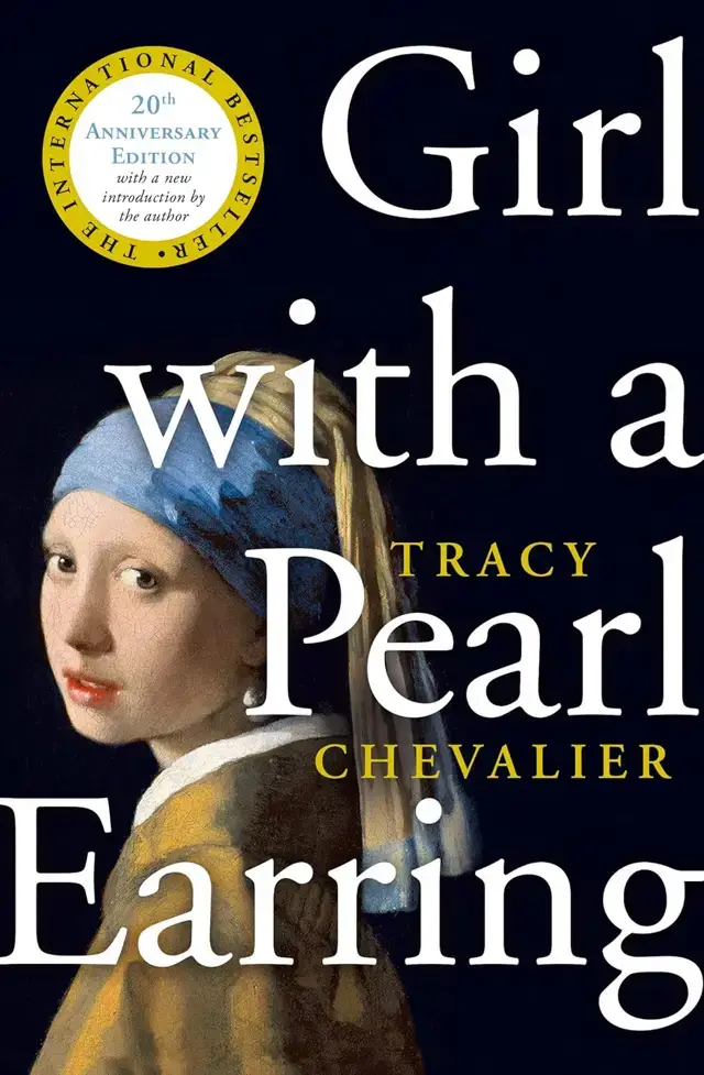 جلد کتاب the girl with a pearl earring