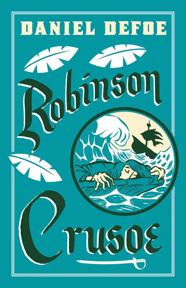 جلد کتاب Robinson Crusoe