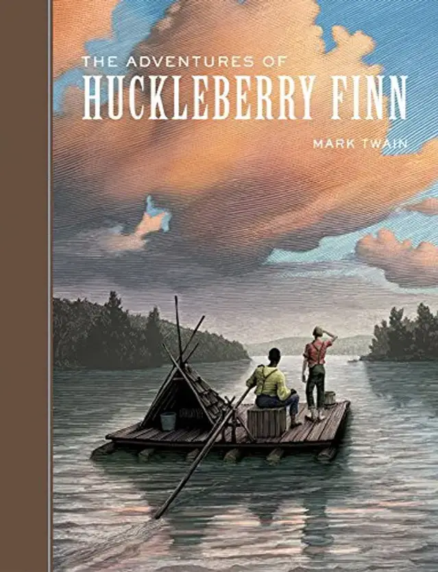 جلد کتاب The Adventures of Huckleberry Finn