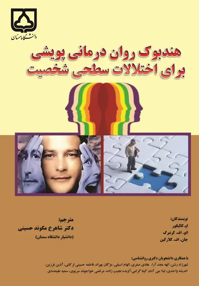 جلد کتاب هندبوک روان‌درمانی پویشی برای اختلالات سطحی شخصیت